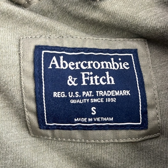 Abercrombie‎ & Fitch green utility zip up jacket women’s size small - Picture 2 of 3